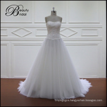 Beading Lace A-Line Bridal Dresses Chiffon